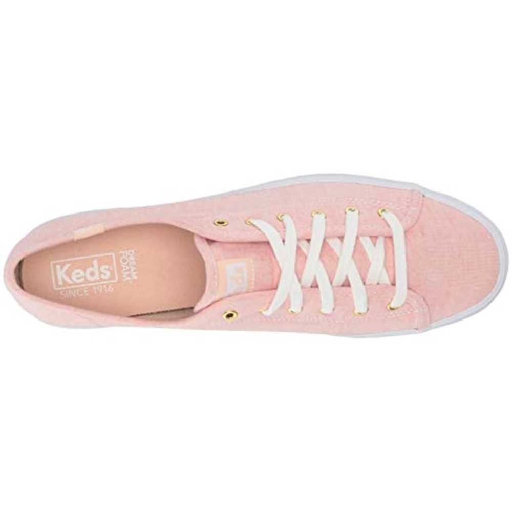 Keds triple kick chambray pink dream foam platform Y2K canvas sneakers 9.5 NWOB - Picture 6 of 12